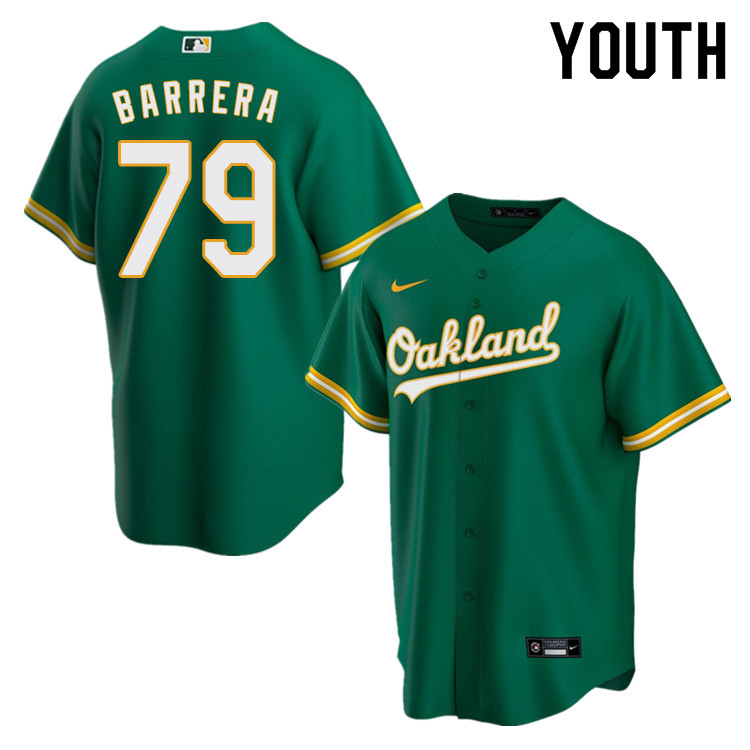 Nike Youth #79 Luis Barrera Oakland Athletics Baseball Jerseys Sale-Green